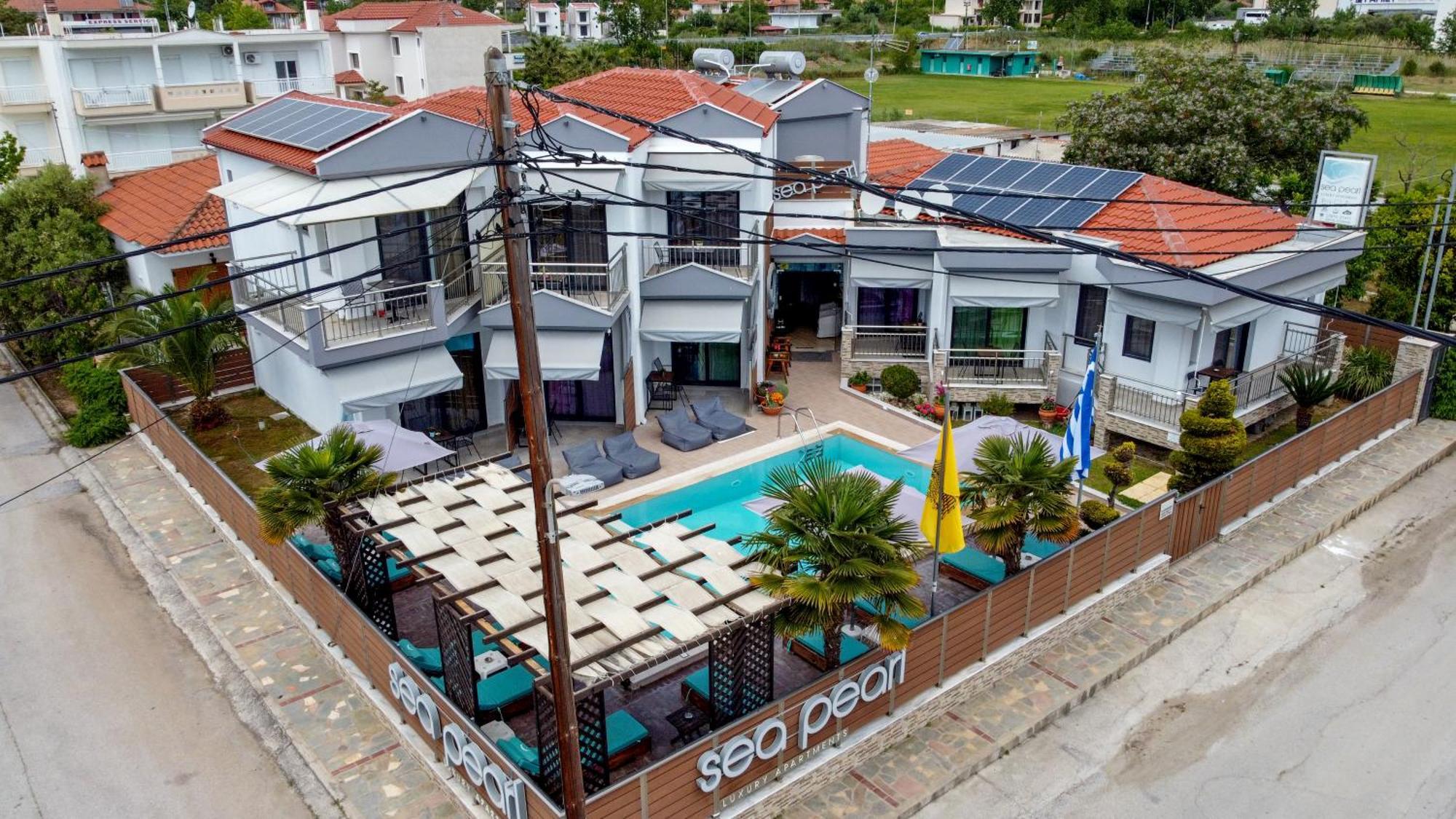 Sea Pearl Luxury Apartments Vrasná Exterior foto